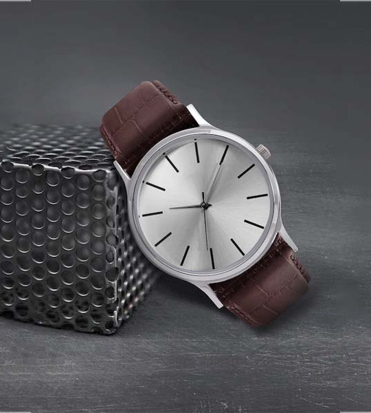 Men Silver-Toned Analogue Watch