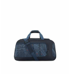 Blue Printed Travel Duffel Bag