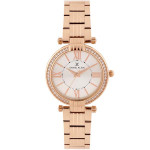 Premium Women Silver-Toned Dial Watch DK11138-2